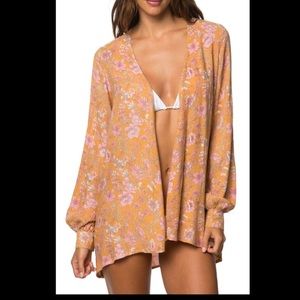 NWT O’Neill Esperanza Floral Kimono size small